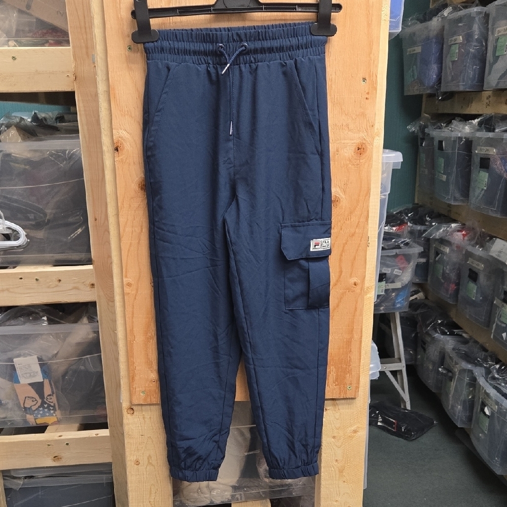Fila Size S Navy Lightweight Jogger Style Pant